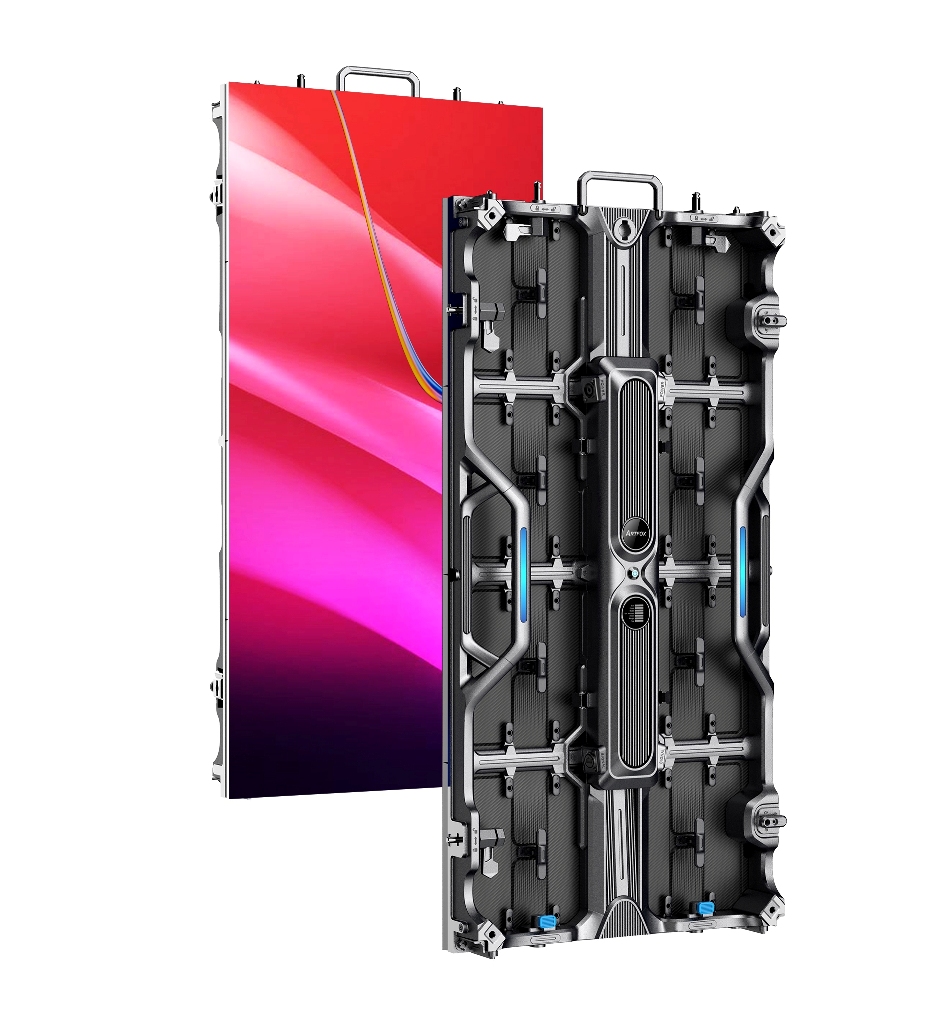 Portable LED Screen:Excellent design for XR, studio, stage, concert etc. 2022 New Design. <br/><br/>
 

19.7"x39.4" (500x1000mm) 30lbs(13.8kg) <br/>
Suitable for P1.953, P2.604, P2.976, P3.91 indoor/outdoor <br/>
 <br/>
<table width=